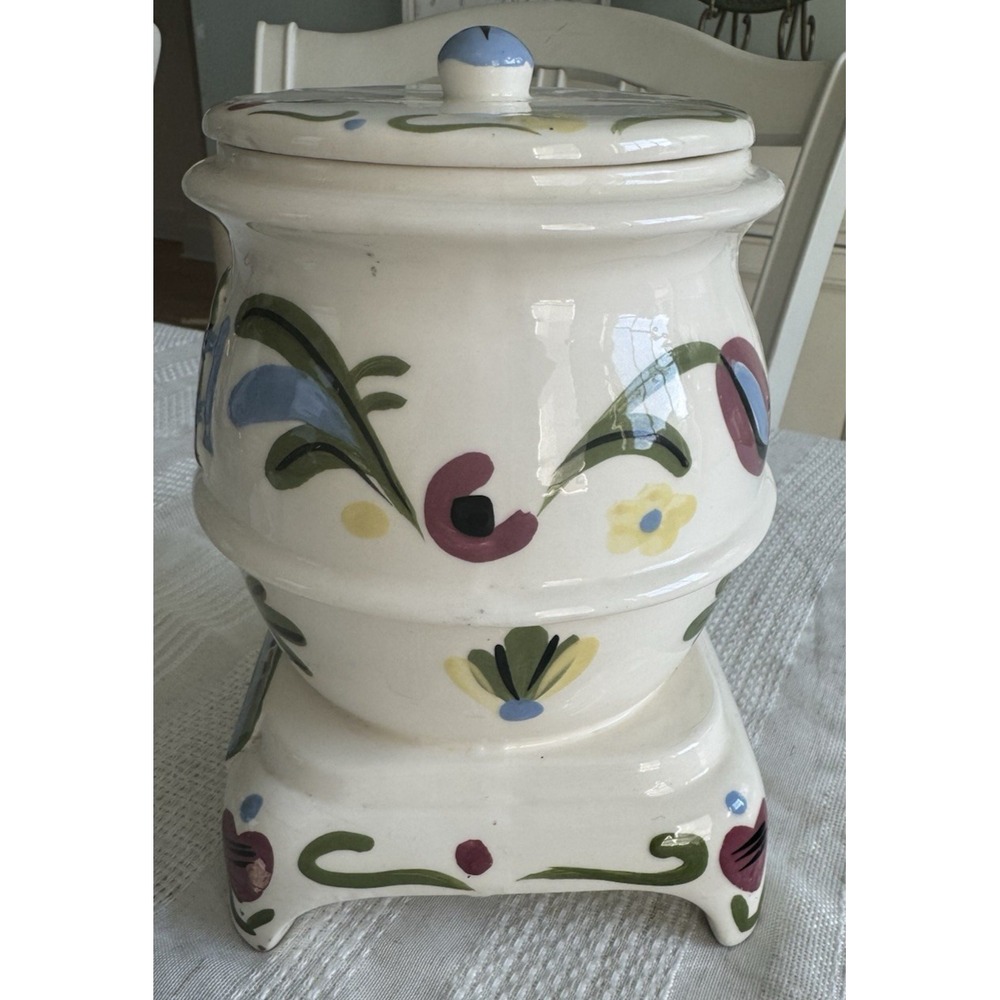 Vintage California Cleminsons Pot Belly Stove Cookie Jar
